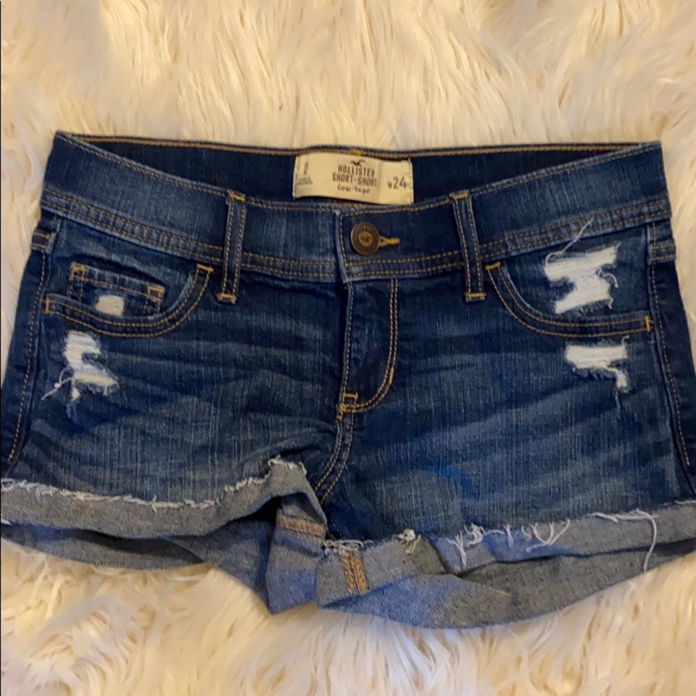 Hollister Jean shorts, size 0